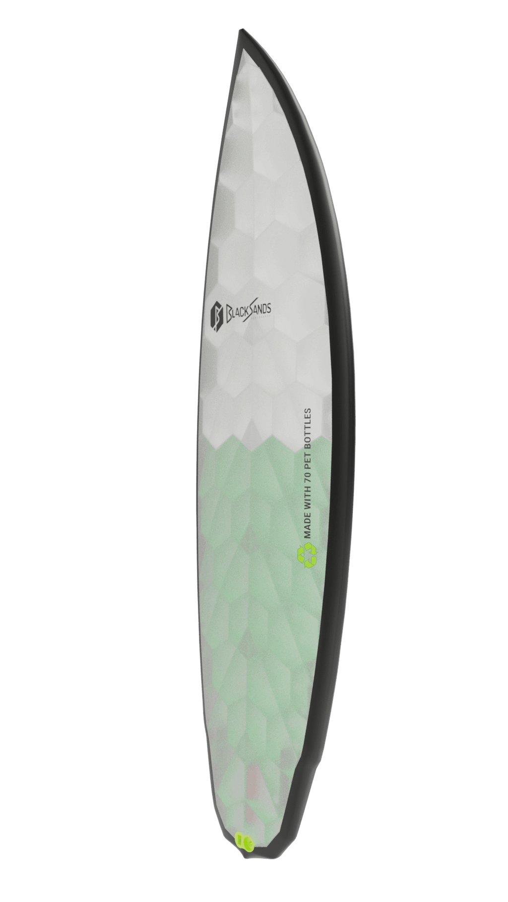 Side view of Emberstone board in green