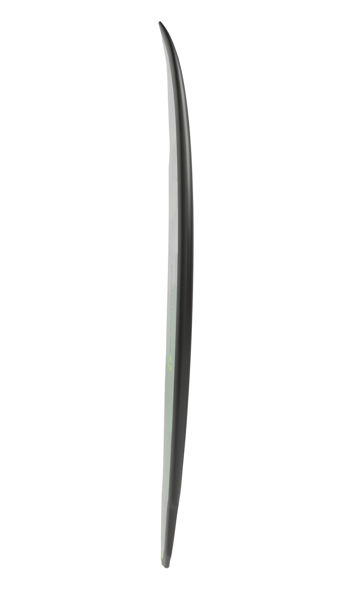 Side view of Emberstone board in green