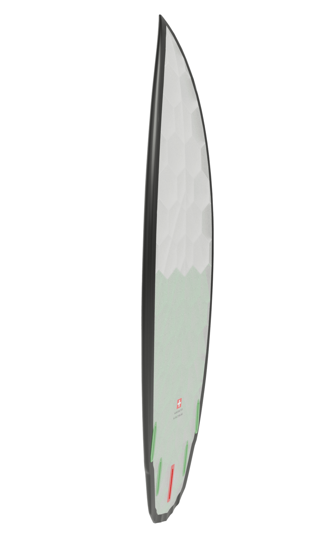 Side view of Emberstone board in green