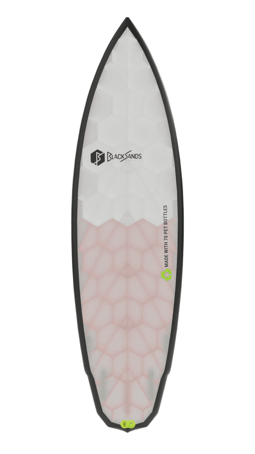 Top view of Emberstone board in orange