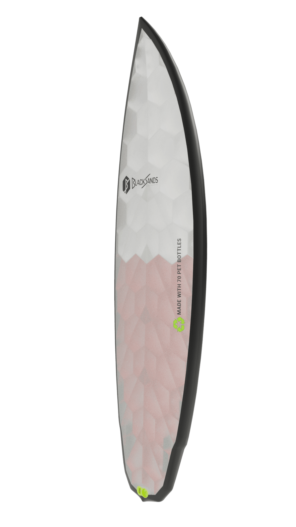 Side view of Emberstone board in orange