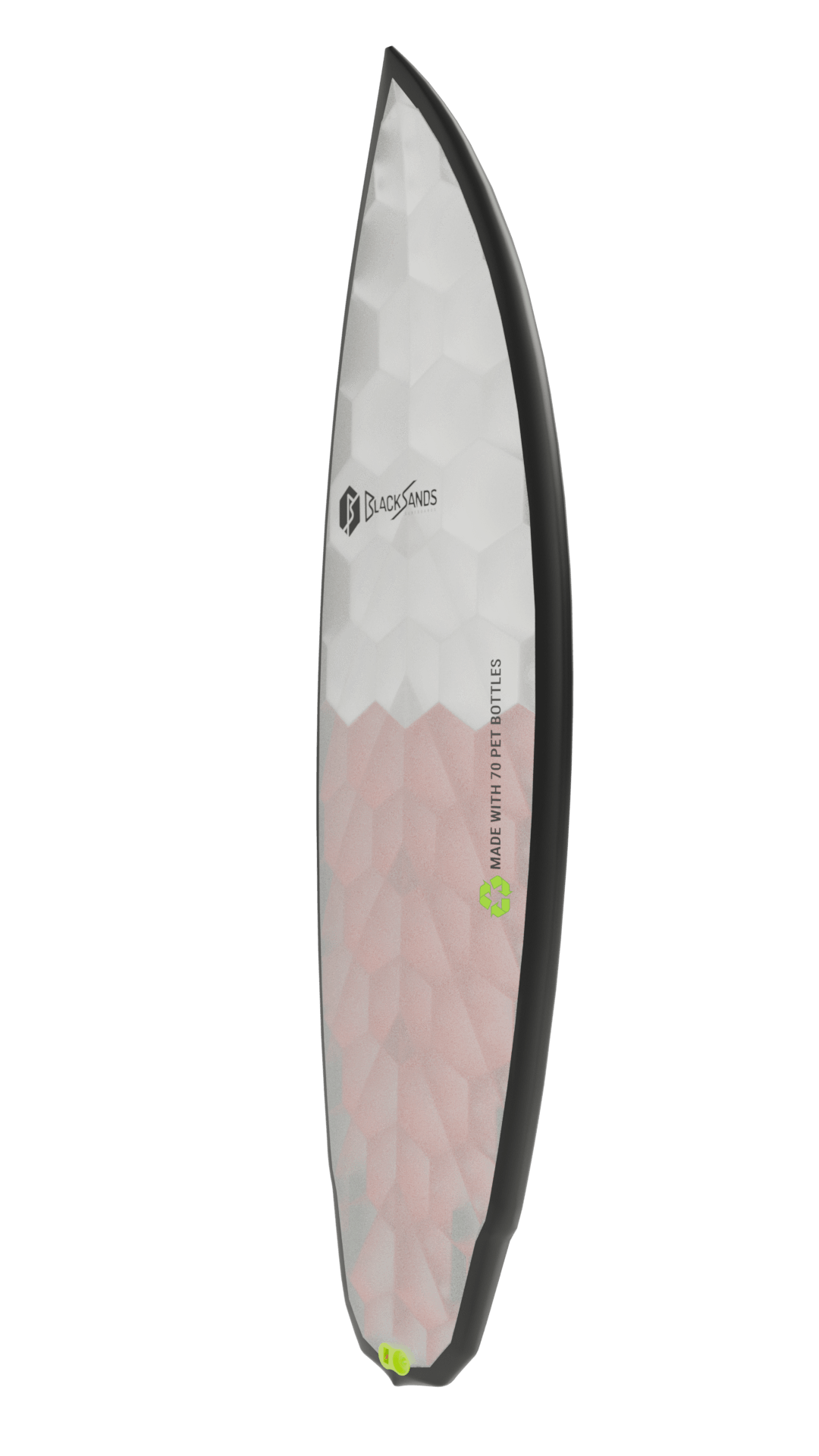 Side view of Emberstone board in orange