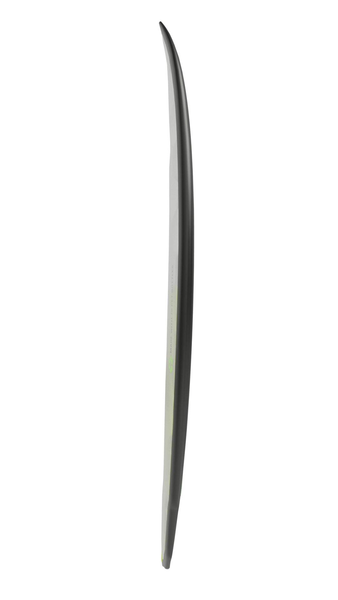 Side view of Emberstone board in yellow