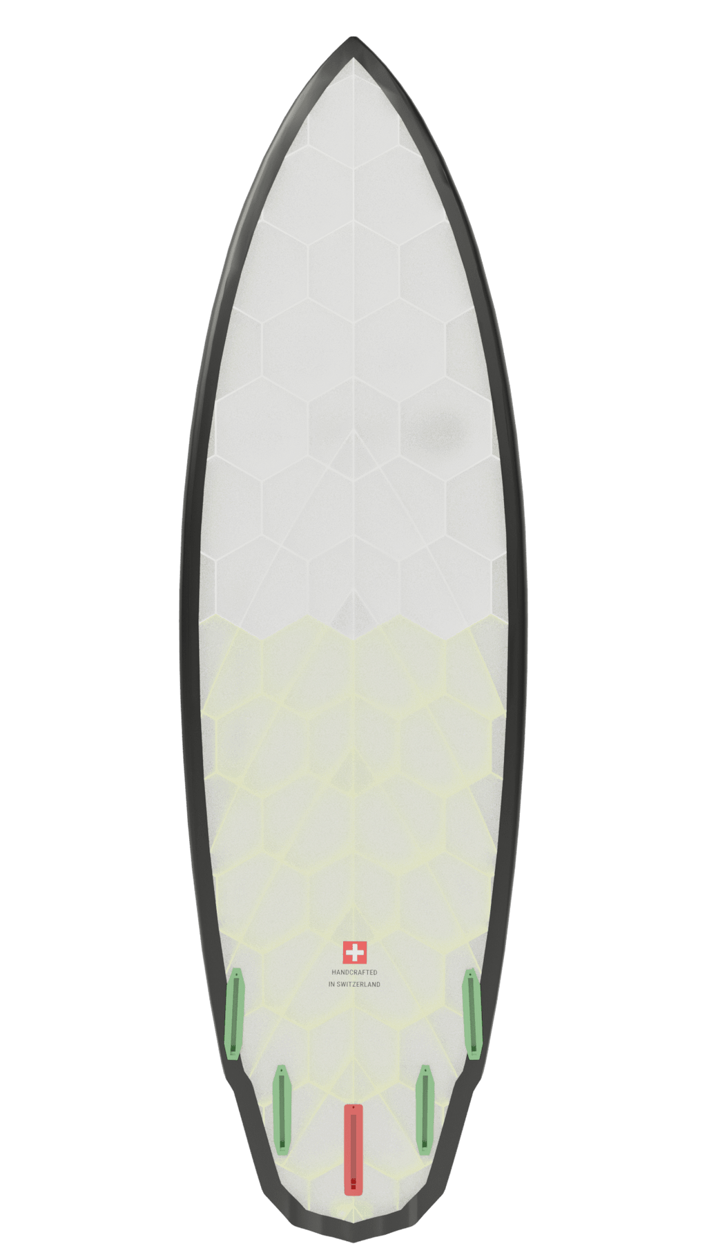 Bottom view of Emberstone board in yellow