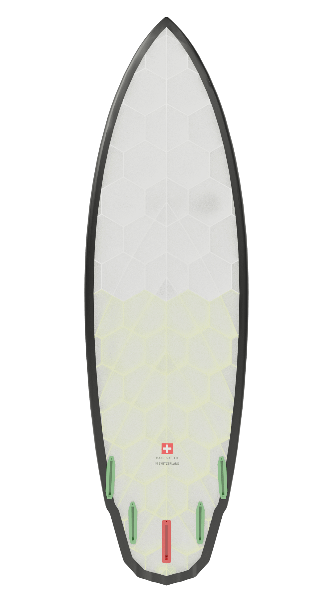 Bottom view of Emberstone board in yellow