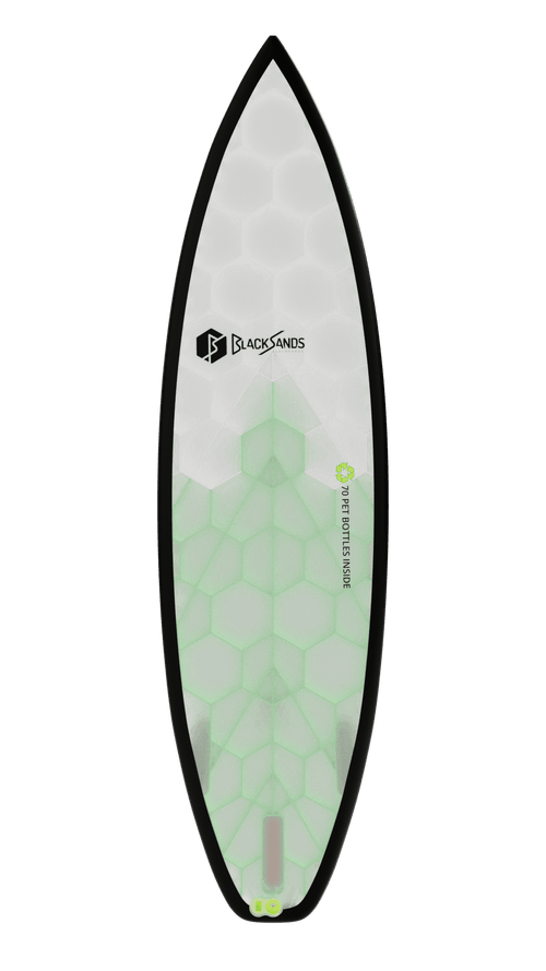 Top view of Obsidian board in green