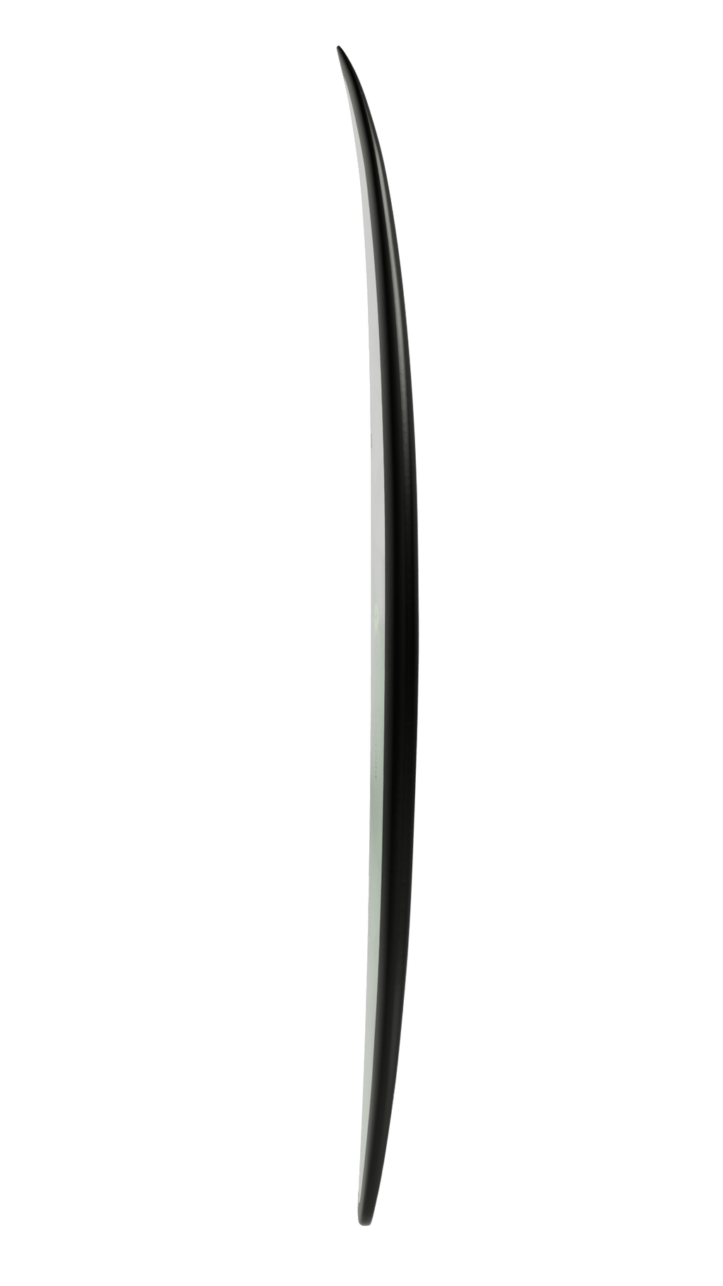Side view of Obsidian board in green
