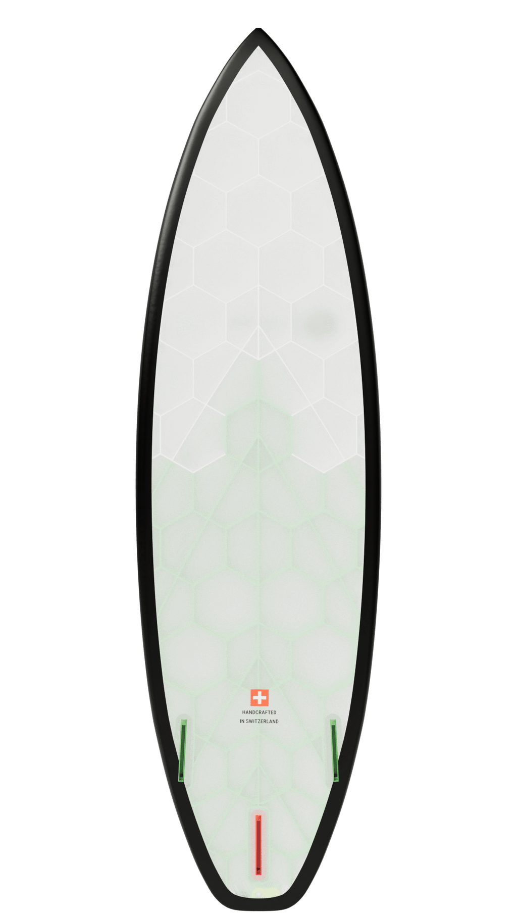Bottom view of Obsidian board in green