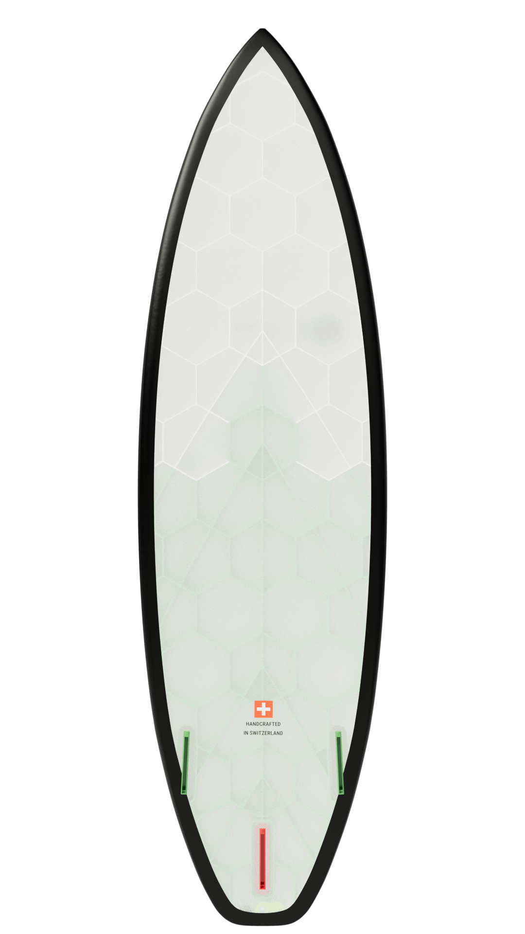 Bottom view of Obsidian board in green
