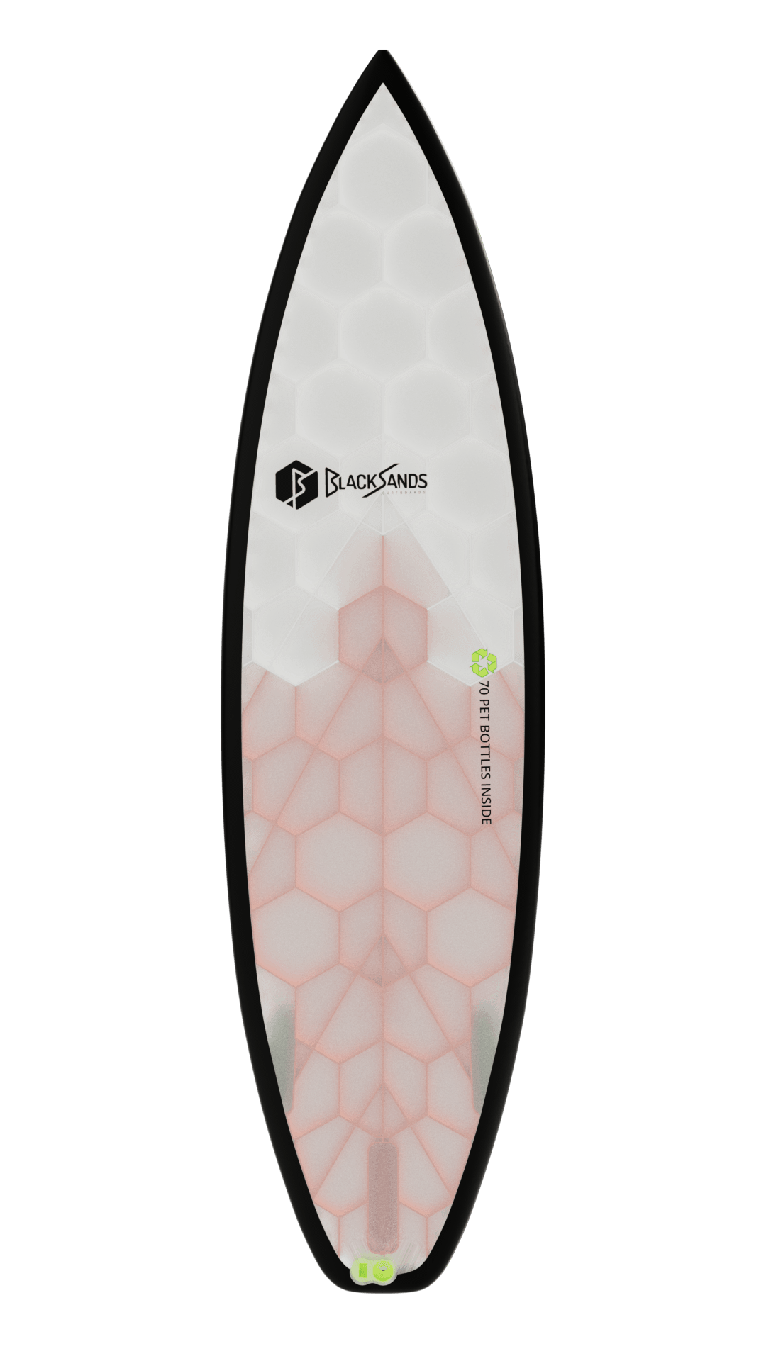 Top view of Obsidian board in orange