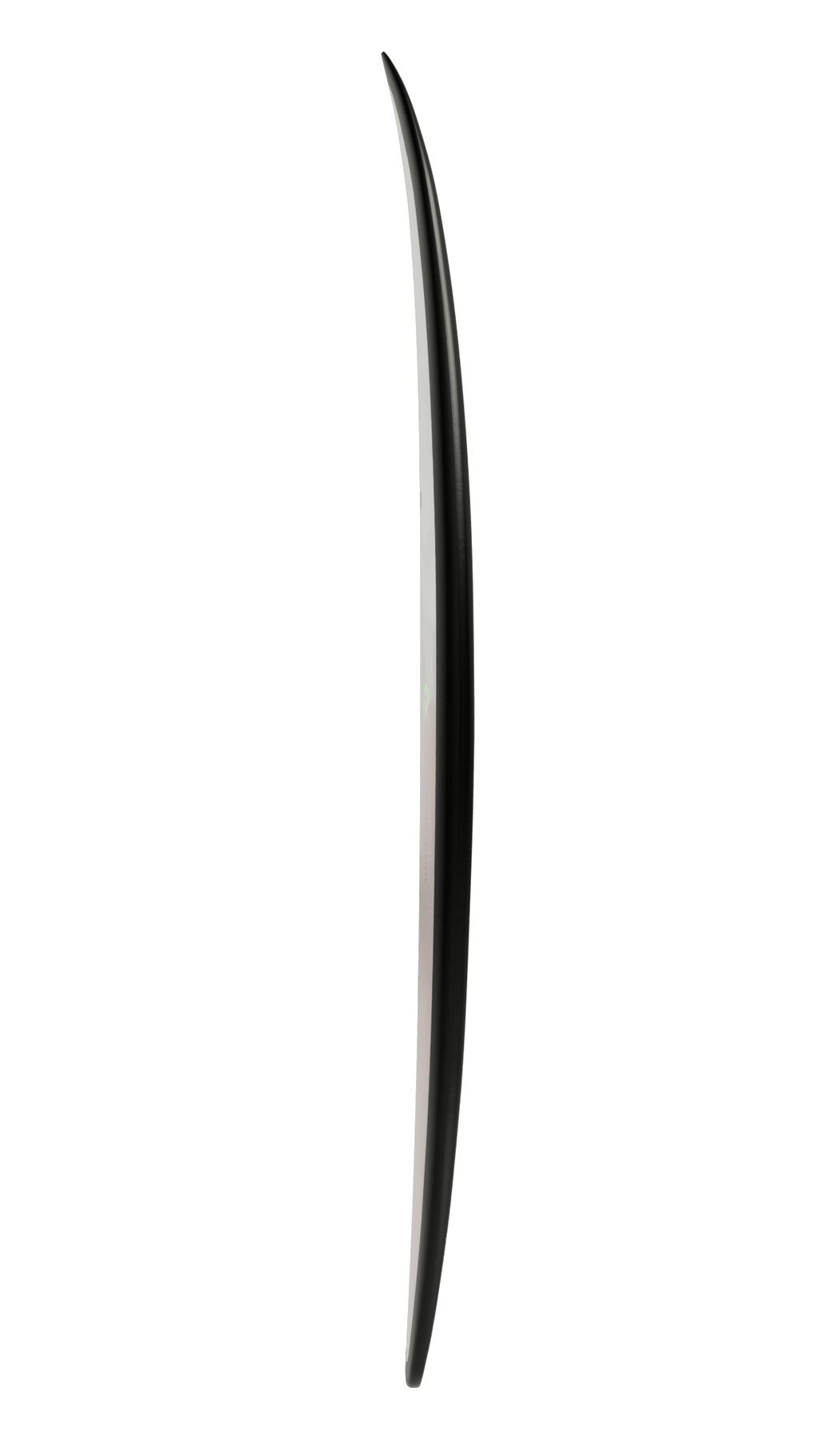 Side view of Obsidian board in orange