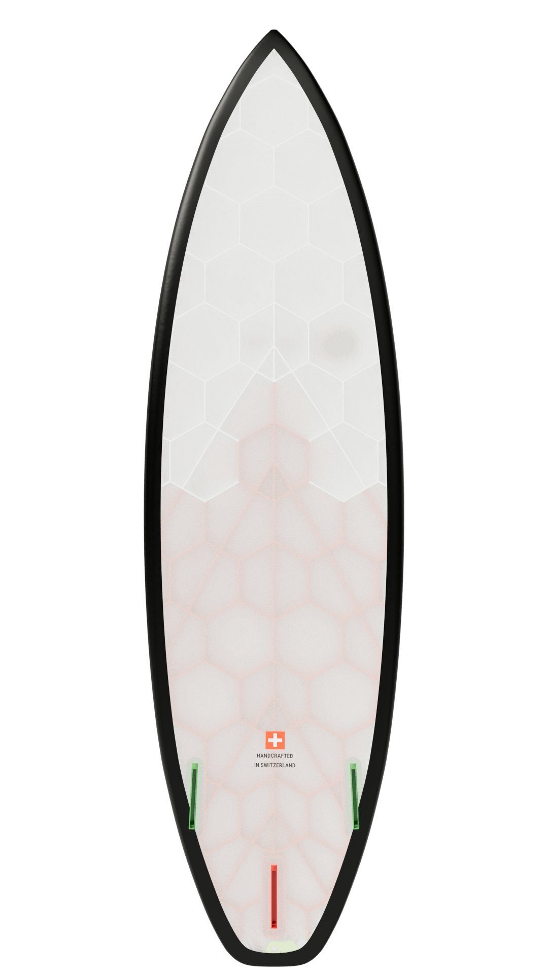 Bottom view of Obsidian board in orange