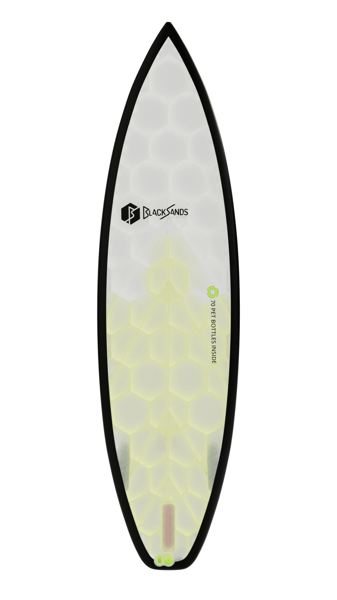 Top view of Obsidian board in yellow