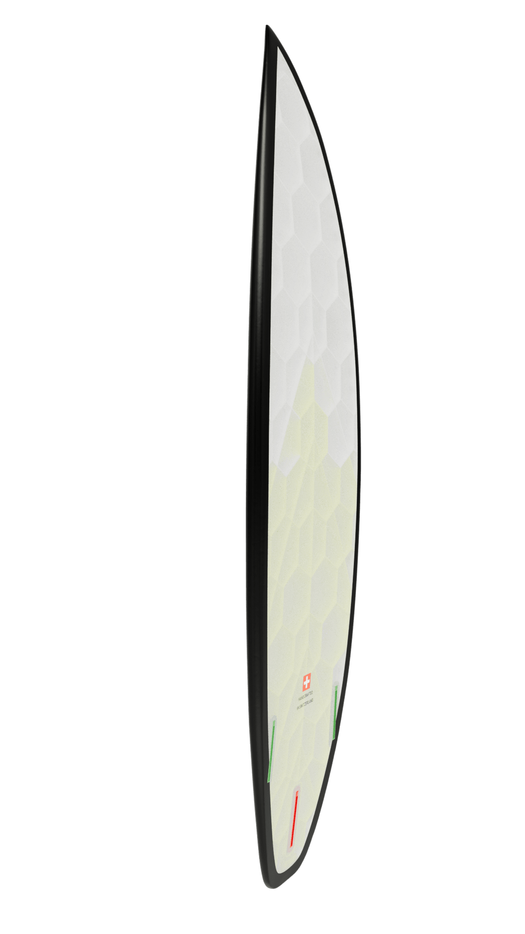 Side view of Obsidian board in yellow