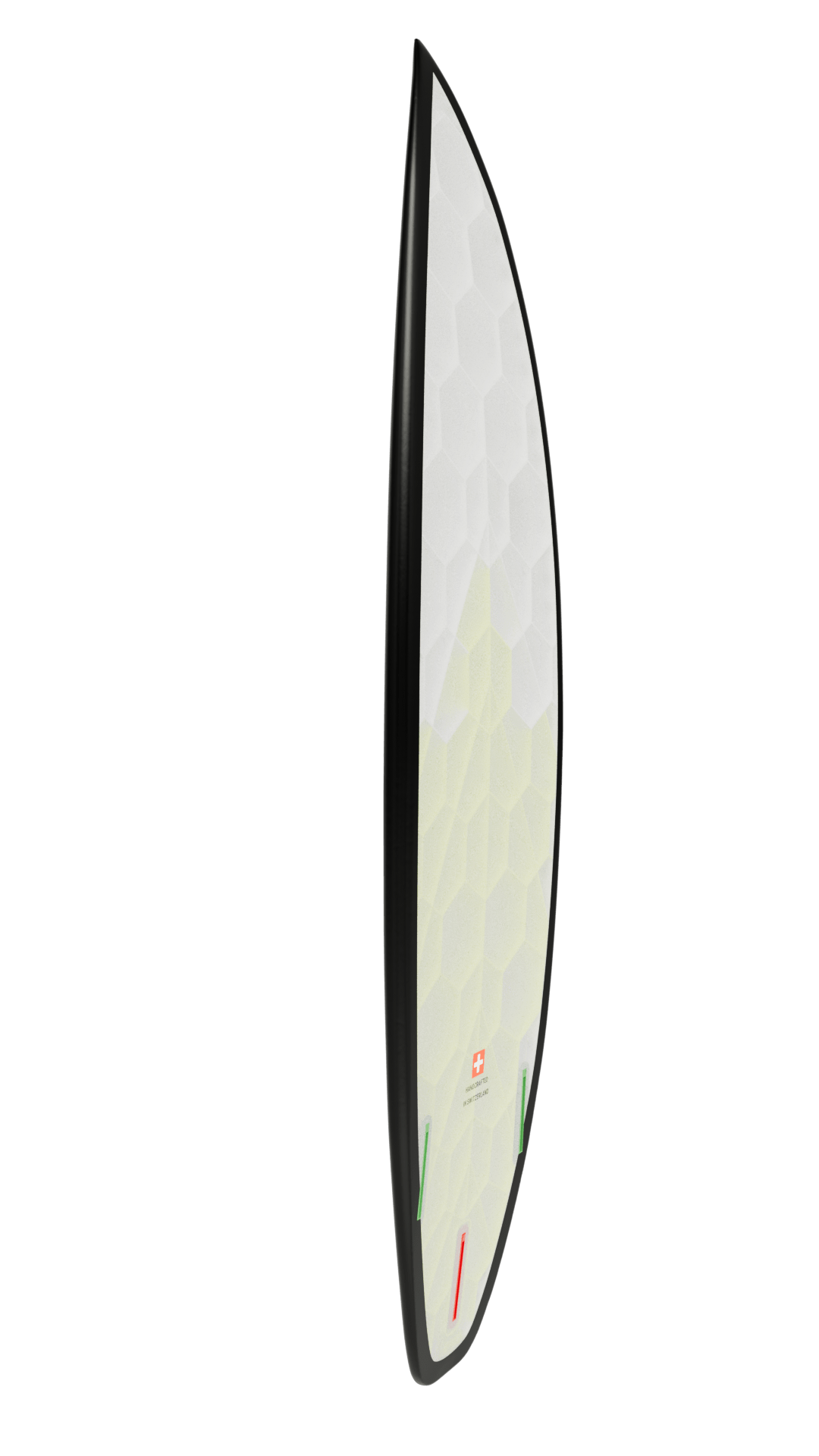 Side view of Obsidian board in yellow
