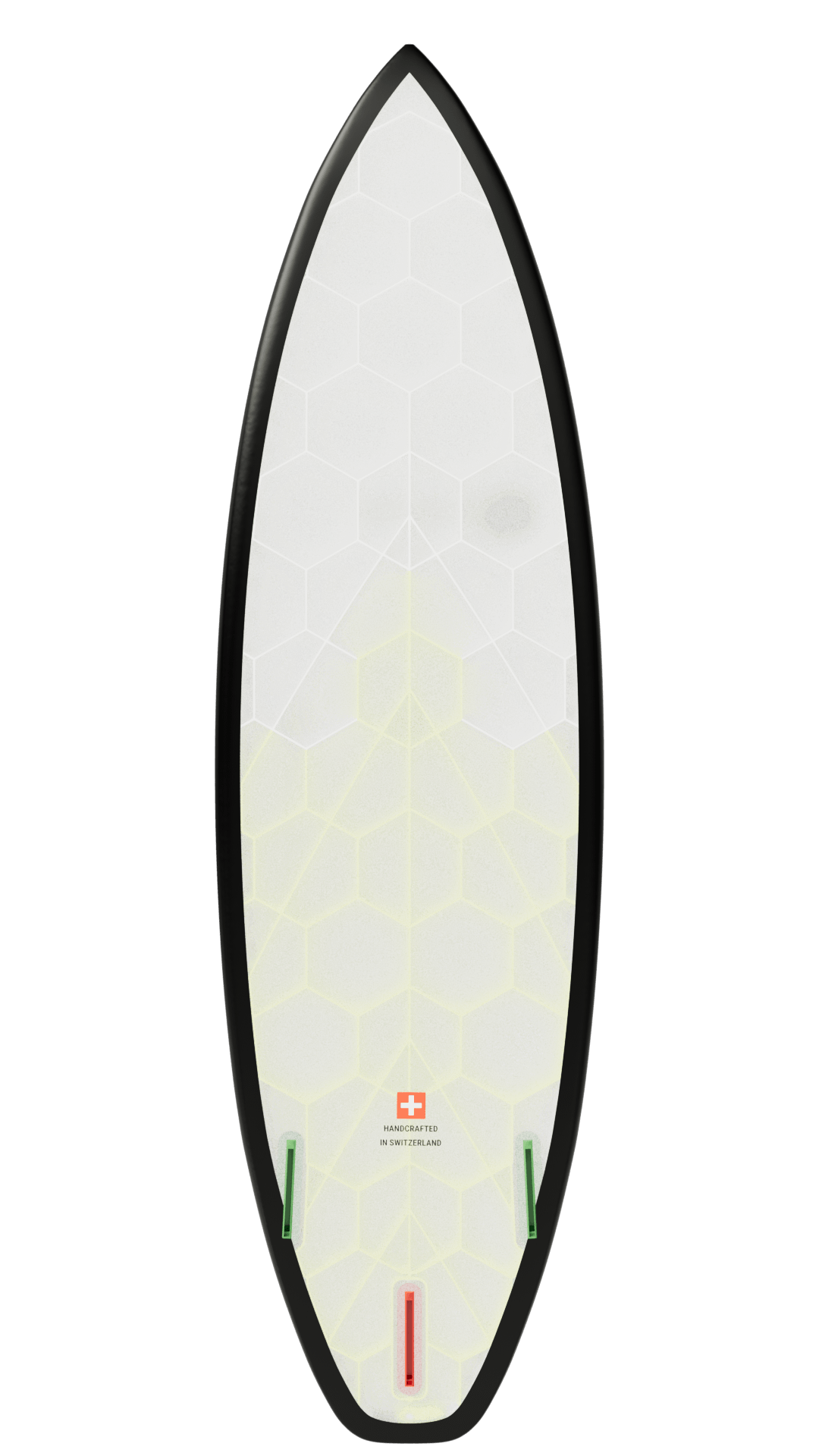 Bottom view of Obsidian board in yellow