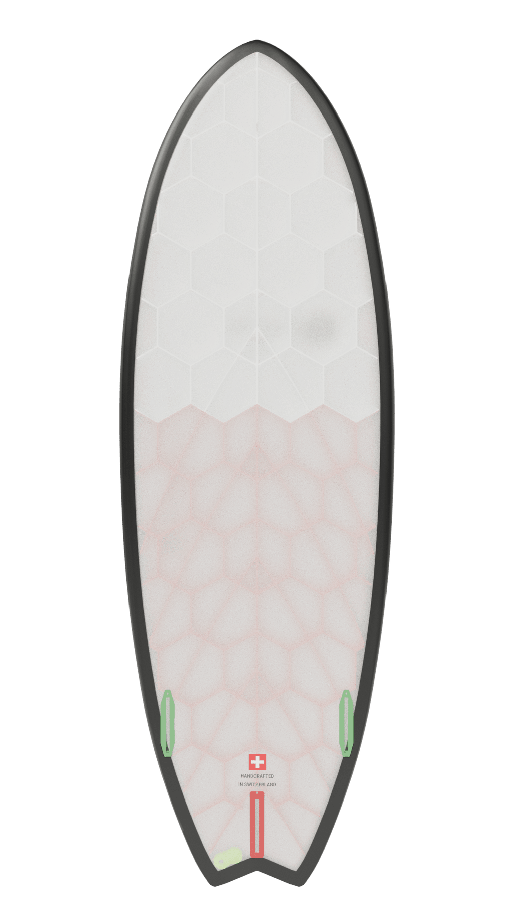 Bottom view of Onyx board in orange