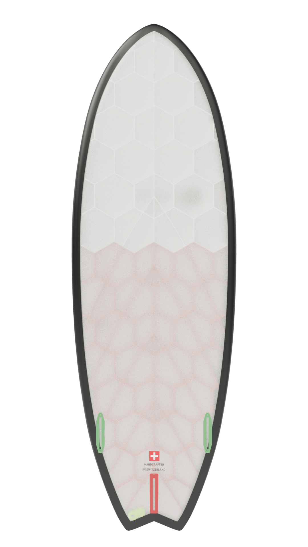 Bottom view of Onyx board in orange