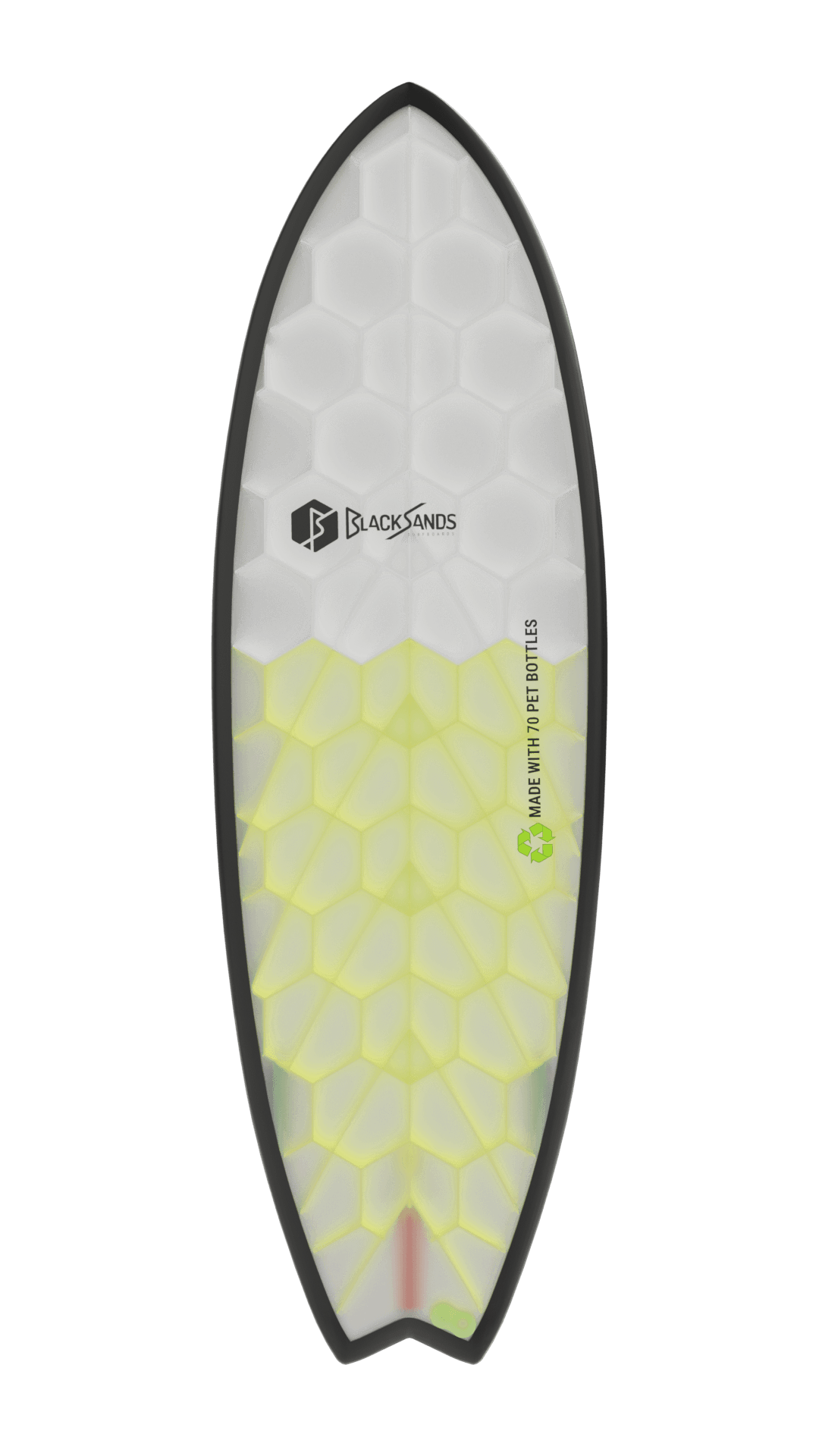 Top view of Onyx board in yellow