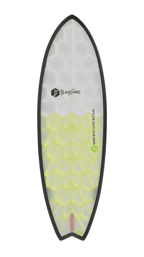 Top view of Onyx board in yellow