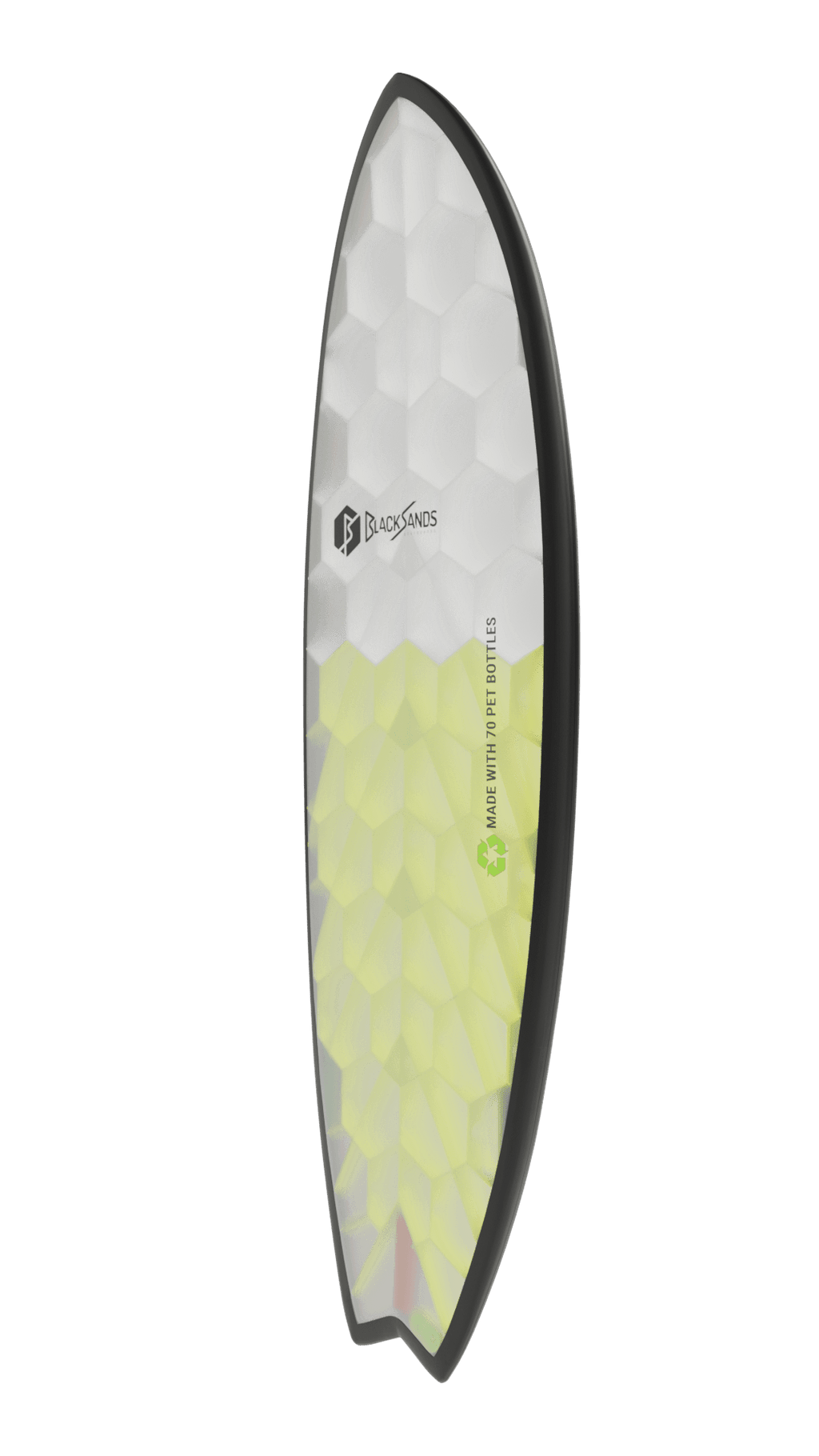 Side view of Onyx board in yellow