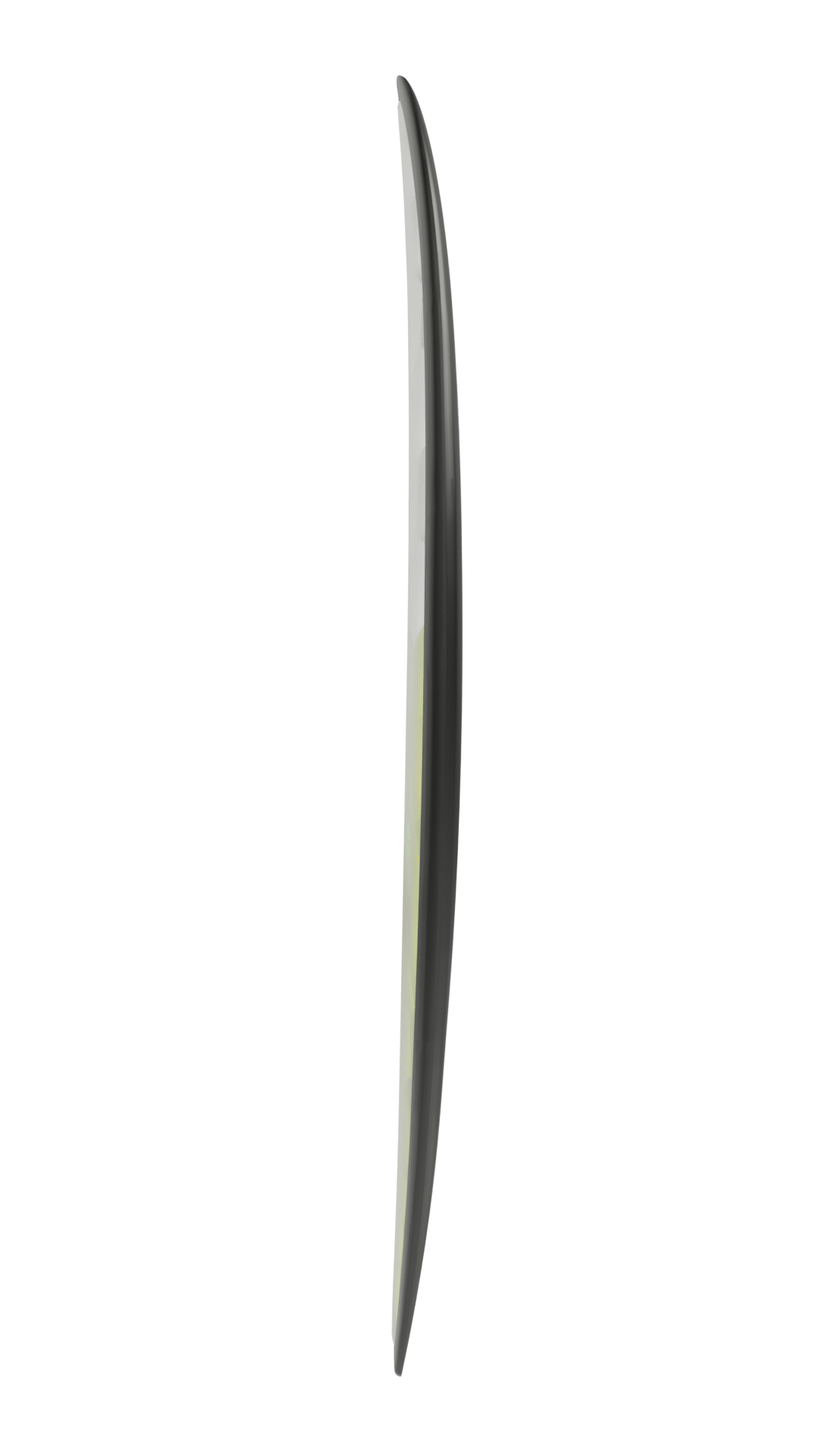 Side view of Onyx board in yellow